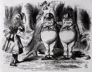 Tweedledum et Tweedledee, illustration de 